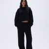 Adanola Straight Leg Sweatpants - Black