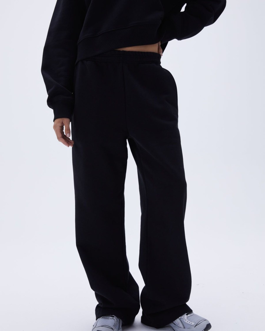 Adanola Straight Leg Sweatpants - Black