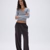 Adanola Modal Cotton Pants - Coffee Bean