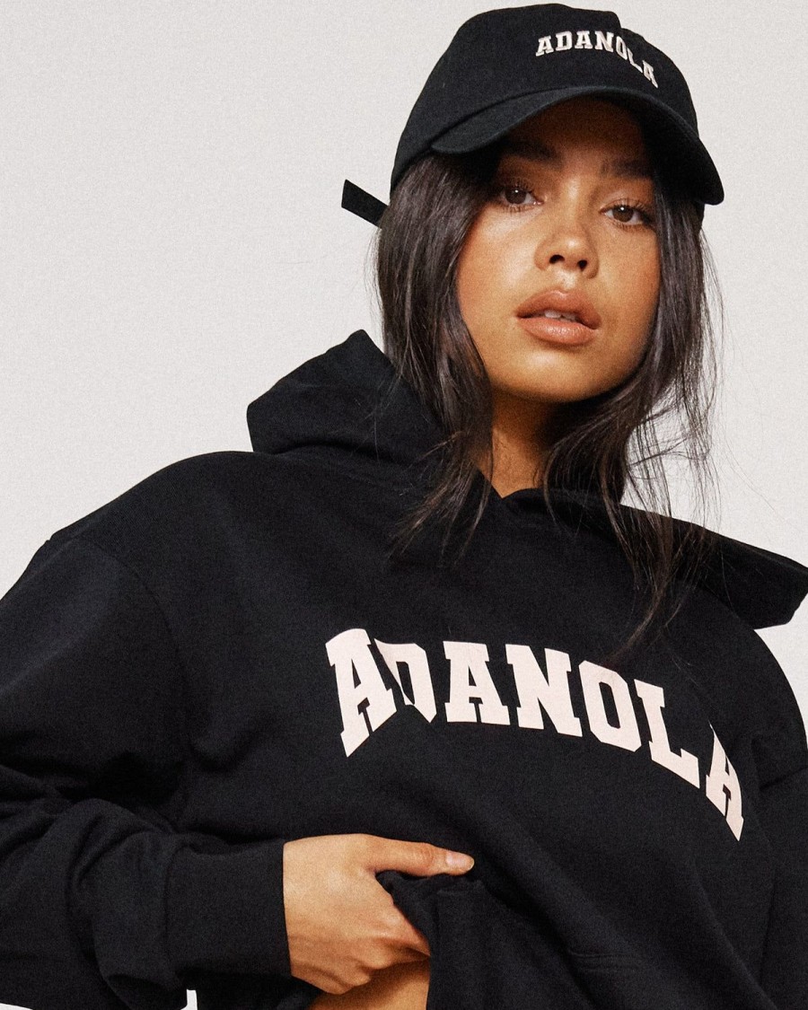 Adanola Varsity Cap - Black/Nude