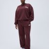 Adanola Retro Sport Sweatpants - Burgundy