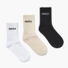 Adanola 3 Pack Socks - White, Cream, Black