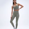 Adanola Ultimate Pocket Leggings - Olive Green