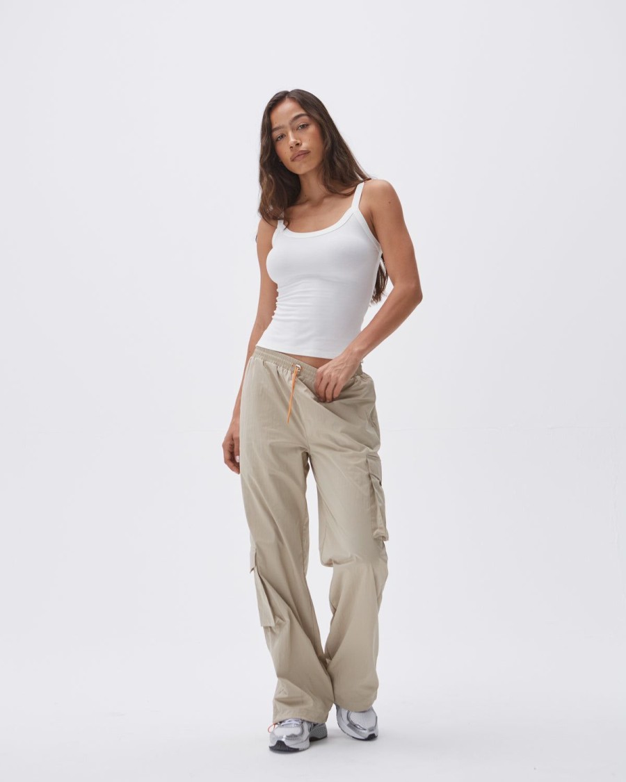 Adanola Loose Pocket Pants - Beige