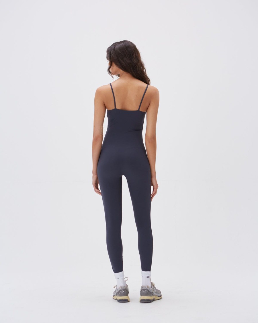 Adanola Ultimate Strappy Full Length Unitard - Midnight Blue