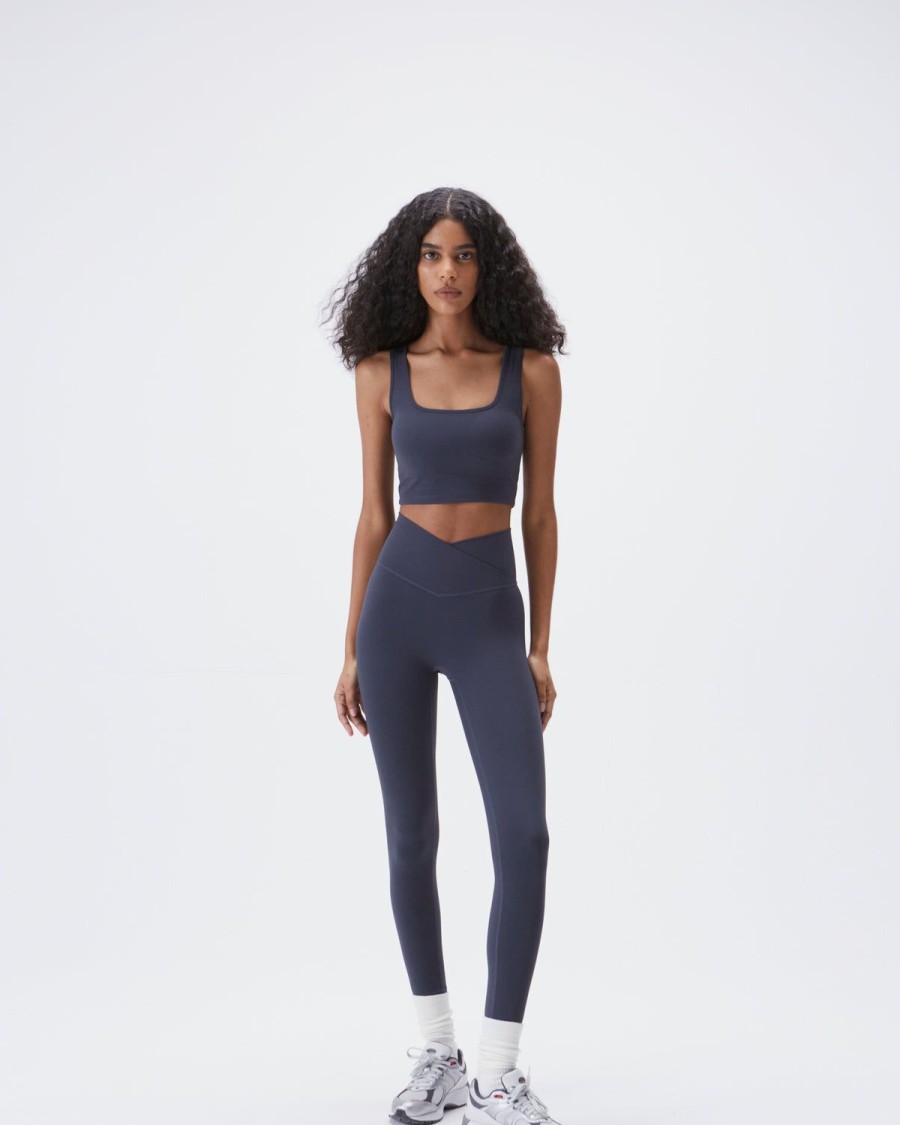 Adanola Ultimate Wrap Over Leggings - Midnight Blue