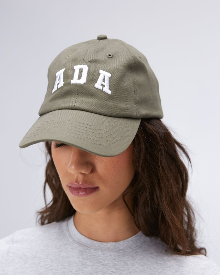 Adanola Ada Cap - Olive Green/White