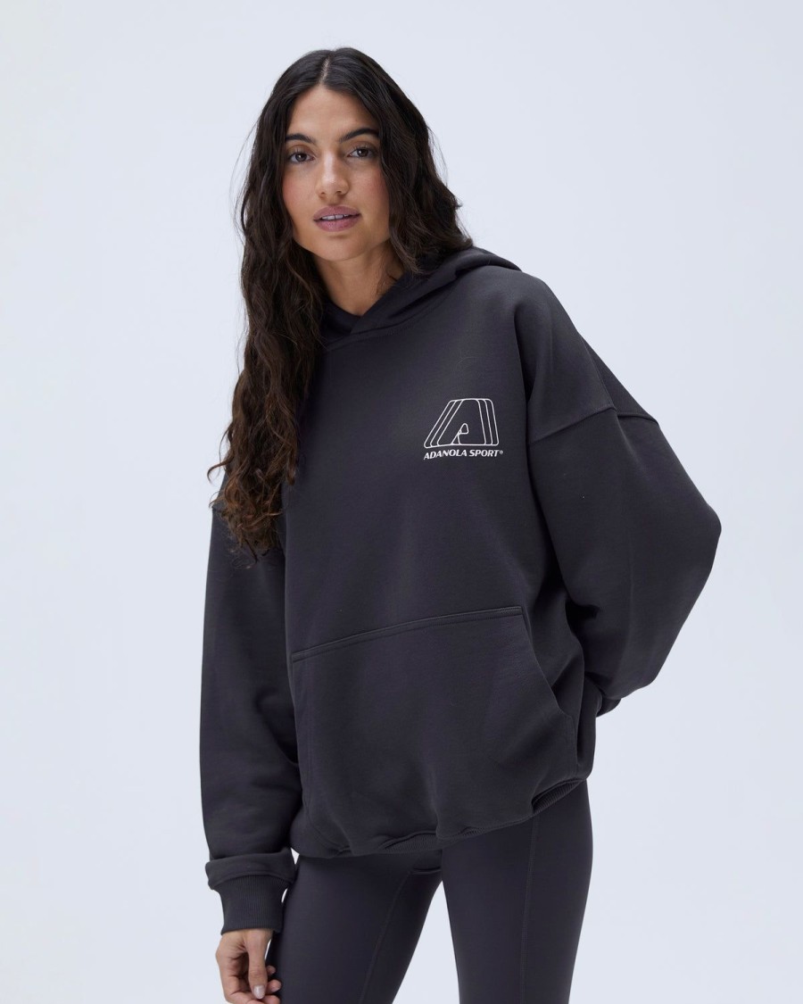 Adanola A Oversized Hoodie - Graphite Grey