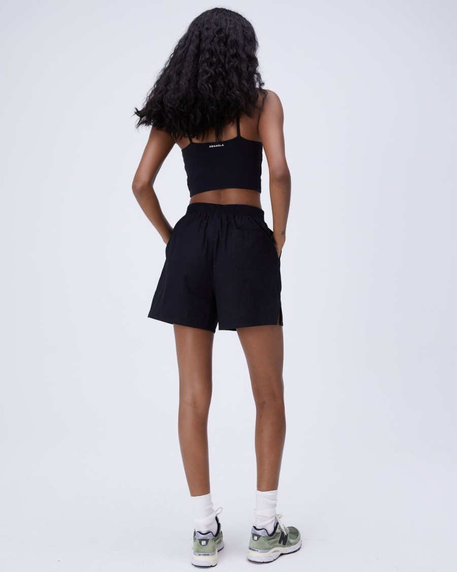 Adanola Poplin Boxer Shorts - Black