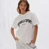 Adanola Adanola Sport Short Sleeve Oversized T-Shirt - White