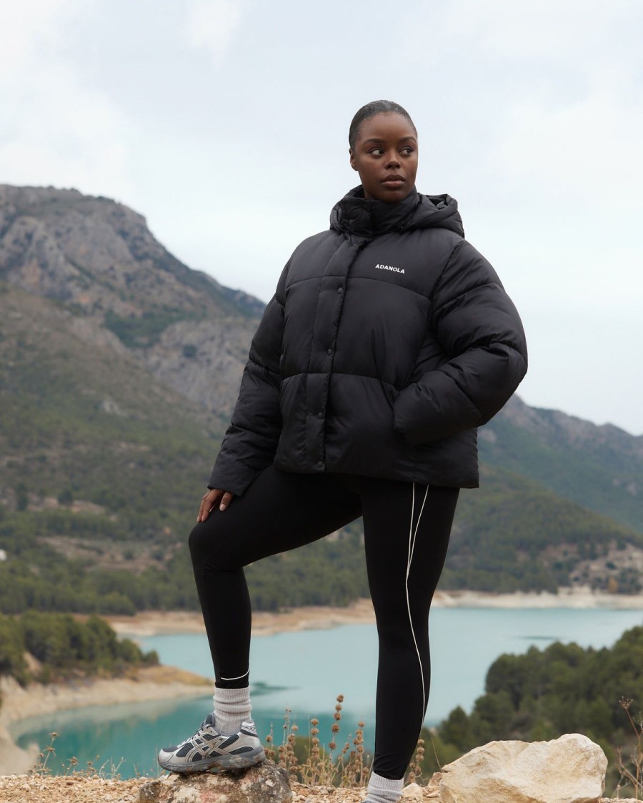 Adanola Oversized Puffer Jacket - Black