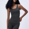 Adanola Ultimate Longline Tank Top - Graphite Grey