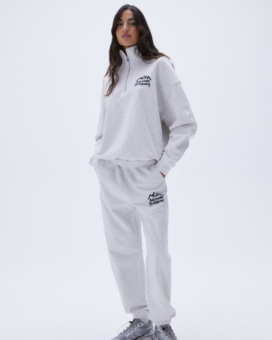 Adanola Discover Sweatpants - Light Grey Melange