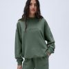 Adanola Freehand Oversized Sweatshirt - Khaki Green