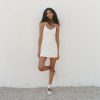 Adanola Strappy Tennis Dress - Marshmallow White