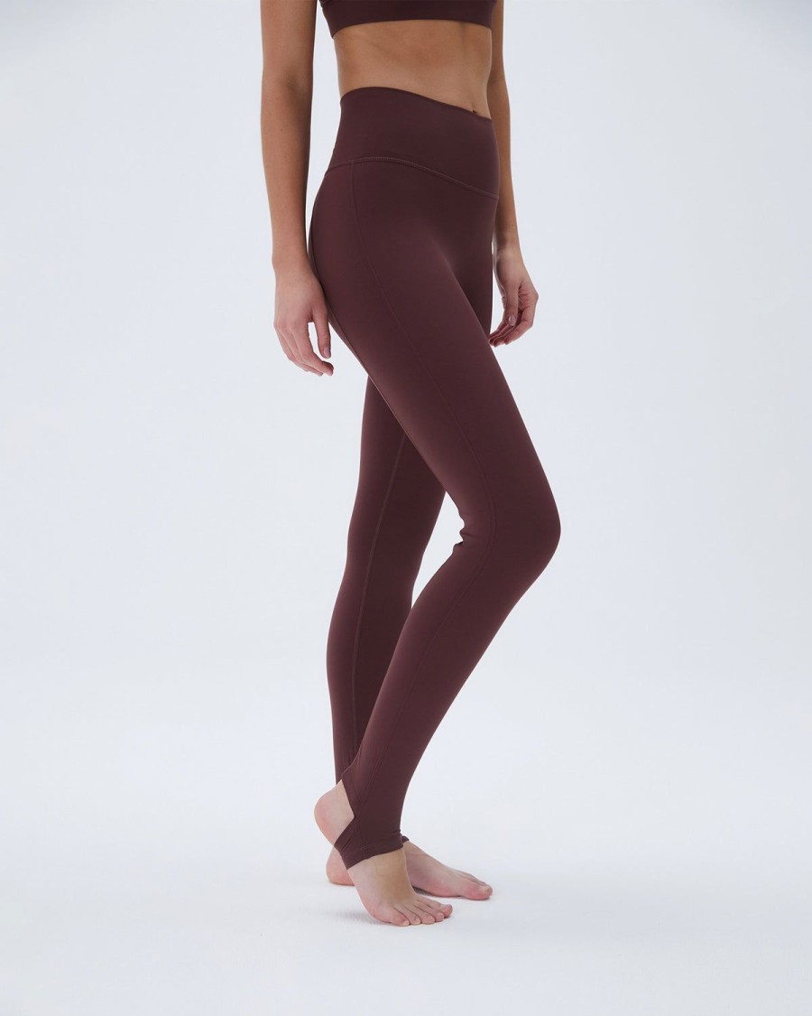 Adanola Ultimate Stirrup Leggings - Burgundy