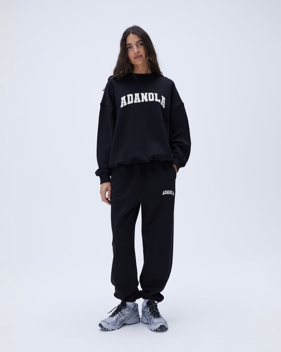 Adanola Varsity Sweatpants - Black