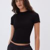 Adanola Short Sleeve Top - Black