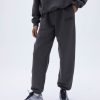 Adanola Distressed Varsity Sweatpants - Charcoal Grey