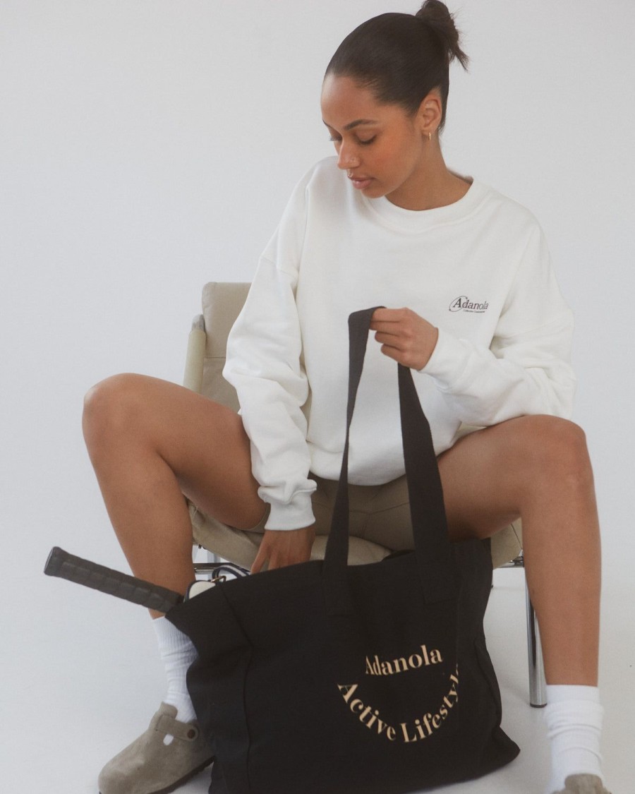 Adanola Active Lifestyle Tote Bag - Black/Nude