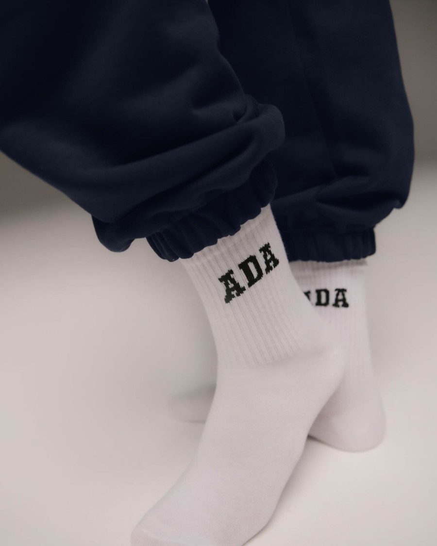 Adanola Ada Socks - White/Black