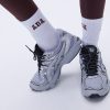 Adanola Ada Socks - White/Burgundy