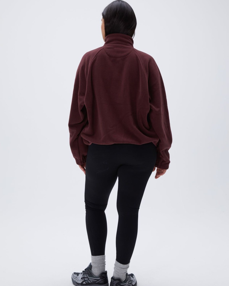 Adanola Polar Fleece- Burgundy