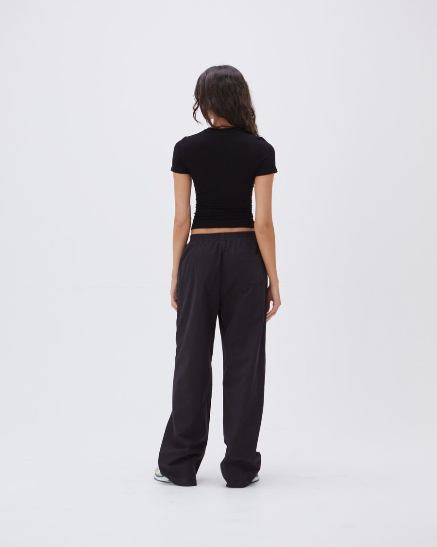 Adanola Cotton Pull On Pants - Black